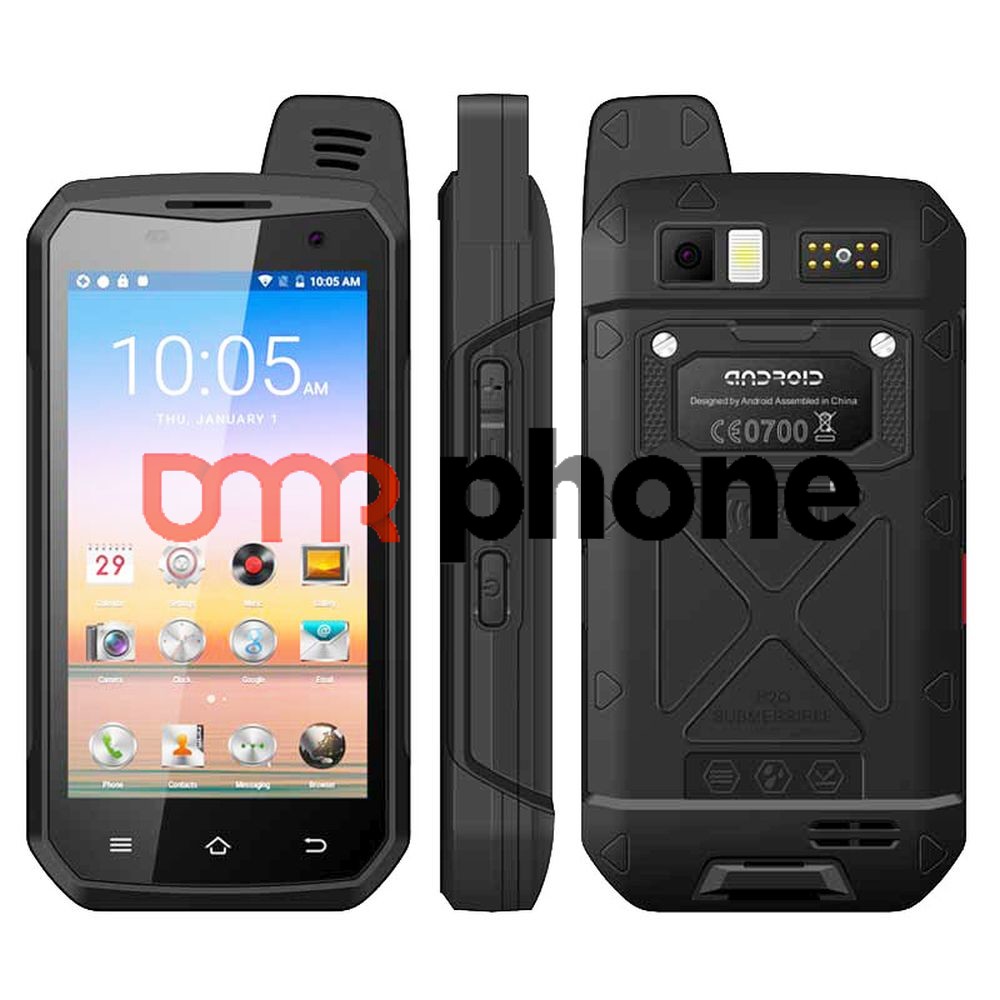 4G LTE Zello PTT Walkie Talkie Android Waterproof Smart Phone Digital