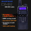 Baofeng DM-8HX Digital 2-ways Radio Walkie Talkie DMR Analog Dual Band UHF/VHF 5W 3800 mAh