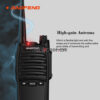 Flagship Version Baofeng T99 UHF Walkie Talkie BF-T99 Ergonomic Mini Professional Two-way Radio - Image 2