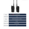 Flagship Version Baofeng T99 UHF Walkie Talkie BF-T99 Ergonomic Mini Professional Two-way Radio - Image 7