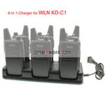 Newest Walkie Talkie WLN KD-C1 Six Way Charger Multi port
