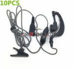 Walkie Talkie 10pcs Earphones Woven wire for Kenwood TK2107 TK3107 TK278 Baofeng UV5R Wouxun KG-UVD1P TYT