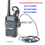 Hot-sale Baofeng UV-5RIII Tri-band VHF 220Mhz UHF Walkie Talkie