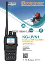 Newest Wouxun KG-UVN1 VHF / UHF Dual Band DMR Radio