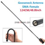 Foldable CS Tactical Antenna Gooseneck SMA-Female Dual Band 144/430Mhz Antenna