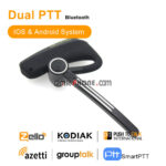 IOS Android Phone Bluetooth Headset Dual PTT Support ZELLO Azzeti