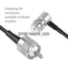 16ft Feeder Cable for Kenwood ICOM ALINCO Yaesu FT-1802M Mobile Car Radio Antenna - Image 2