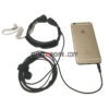 Flexible Throat Microphone jack 3.5mm Covert Acoustic Tube Headset for Iphone android phone
