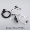 Motorola GP328 Air Acoustic Tube Earpiece for GP340 GP328 GP1280 PRO5150 GP338