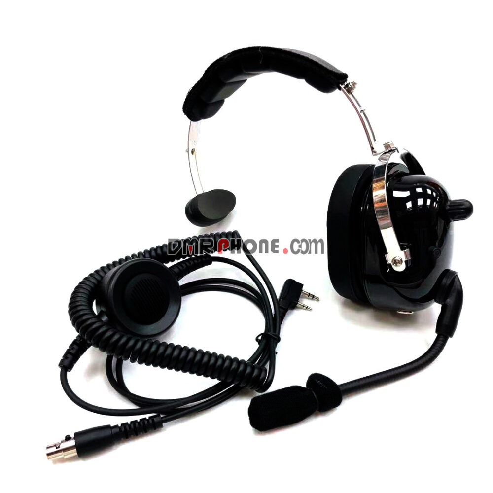 Walkie Talkie 2Pin K Plug High Quality Noise Cancelling Heavy Duty Headphone