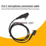 Motorola MTH600 MTH650 MTH800 MTH850 MTP850 MTS850 3.5mm Headset Coversion Cable