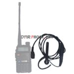 New 2 Pin Ear Bar PTT Mic Tactical Headset for Kenwood TYT Baofeng UV-5R BF-888S UV-82 UV-8D etc