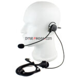 Kenwood Baofeng Puxing TYT HYT Radio Neckband Unilateral Earpiece Finger PTT Mic