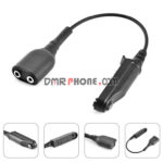 Two-way Radio Audio Cable Adapter for K Interface 2Pin Kenwood Headset Port