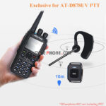 2020 New Bluetooth PTT Earpiece For Anytone AT-D878UV Plus DMR Two-way Radio