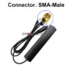 3G 4G LTE Patch Antenna 700-2700MHz 5dbi TS9 CRC9 SMA Male Connector - Image 2