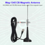 For Anytone AT-6666 AT-5555N ANYSECU CB-40M CB-27 Citizen Band Radio Mag-1345 Magnet Antenna