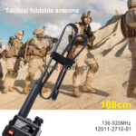 For Baofeng UV-5R/82 Radio Ulta-long 108cm Outdoor Tactical Dual Band Flexible Antenna