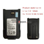 For HYT Radio TC-518 TC-580 TC-446S TC-510 TC-585 TC-500S Replacement Battery BL1719
