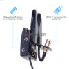 NAGOYA RB-CLP Window Clip Mount RG-174/U 3m Cable BNC BaoFeng PuXing TYT Walkie Talkie - Image 3