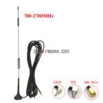 5Meter Long 2G 3G 4G LTE External Router Magnetic Antenna 700-2700MHz 12dBi TS9 SMA-male Connector