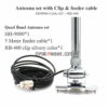 Fit for TYT TH-9800 QYT KT7900D KT8900 Vehicle Radio HH-9000 RB-400 Clip 5M Cable Quad Band Antenna Set - Image 6