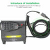 TYT TH7800 TH9800 Mobile Tranceiver Handheld Mic Upto 3 Meters Extend Cords - Image 2