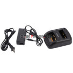 Smart Rapid Two-ways Charger For Motorola GP338 GP360 GP388 GP344 HT1250 Radio