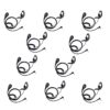 Wholesale 10PCS Motorola Radio T60 EM1000R MR350R MD200TPR etc 1-PIN PTT Mic Headset