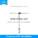 Ailunce AY01 Walkie Talkie Antenna Aluminum Alloy Yagi Antenna High Gain UHF Female Connector