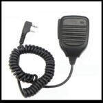 Ham Radios K plug Hand Mic 360 Degree Back Clip KMC-21 PTT Microphone