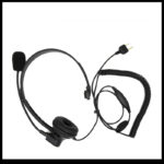 ICOM Radio IC-F3 IC-F3S IC-F4 IC-F4S IC-F10 IC-F20 PTT Over Head Earpiece Mic
