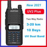 Baofeng UV2 Plus Dual Band VHF UHF Ham CB Long Distance Radio Station