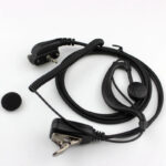 Police Military Bouncer Ham Radios PTT Earpieces for Vertex Standard VX131 VX230 VX231 VX261