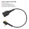 Walkie Talkie Audio Cable Adapter Fit for Motorola MTH800 MTH850 MTP850 MTS850 to UV-5R K Head Change Port Cable