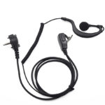 Vertex Standard PTT Earhook Headset Mic for VX231 VX261 VX351 VX-417 VX-451 EVX-531 EVX-534 Radios