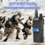 Pofung UV 82 Dual PTT Radio with SRH805S High Gain Antenna Speaker Microphone USB Programming Cable