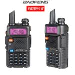 Baofeng UV-5R VHF UHF Transceiver Amateur Radio CB Station 8Watts 10km Hunting Transmitter