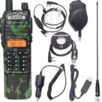 Baofeng UV-82 Radio 3800mAh Battery Car Charger Speaker Microphone Programming Cable Security Headset USB Charger High Gain Antenna