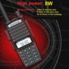 Baofeng UV-82 Plus 8W 10KM Dual PTT Speaker Microphone  Dual PTT Headset Programming Cable  Car Charger - Image 4