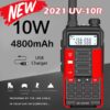 2021 Baofeng UV 10R Distance Range Talk 10W Non-Slip Long Standby  Dual Band 128 Channels Two Way Radio Better Than UV 5R UV-82 - Image 3