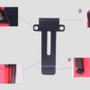 Universal Back Clip Metal Durability for Kenwood TK3118 TK308 Baofeng UV5R Walkie Talkie - Image 2
