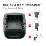 Kenwood KSC-43 Charger for TK-3212L TK-3300LP TK-3202 TK-2302T TK-3301E TK-3300UP TK-3207 Radio