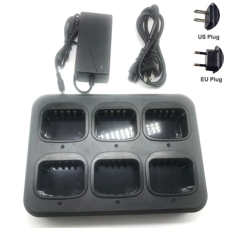 HYT Radio Double Rows Six ways Charger for PD780 PD782 PD502 PD505 PD562 PD565 etc
