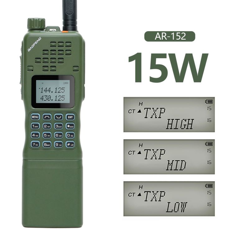 Baofeng AR-152 Dual Band Walkie Talkie Powerful Army Tactial Two Way Radio