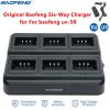 Baofeng Radio Six Way Charger Multi Docking for UV-5R UV-5RHP Walkie Talkie - Image 2