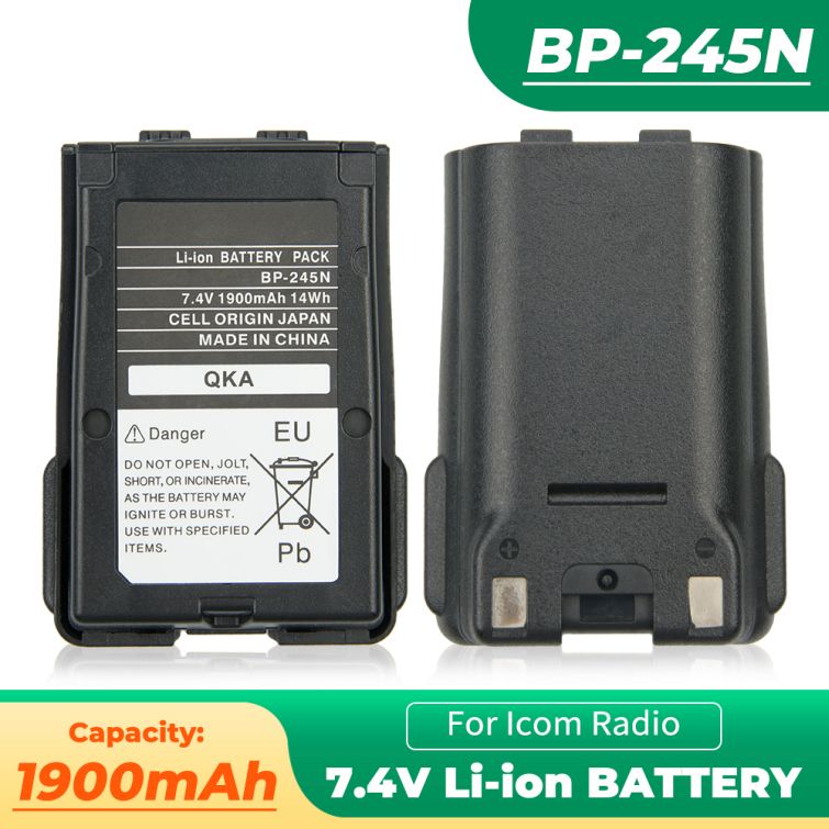 ICOM BP-245N Radio Battery for Icom IC-M71 IC-M72 IC-M73 VHF Walkie Talkie
