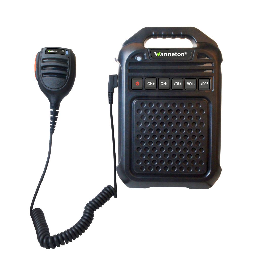 Walkie Talkie UHF Wireless amplifier Remote Speaker Microphone