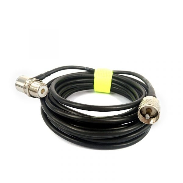 PL259 Antenna Connector Coaxial Extend Cord Cable SO239 5M 16ft UHF for Car Radio Walkie Talkie MP320 MP9000 KT-8900 KT-8900R - Image 2