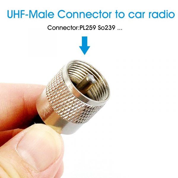 PL259 Antenna Connector Coaxial Extend Cord Cable SO239 5M 16ft UHF for Car Radio Walkie Talkie MP320 MP9000 KT-8900 KT-8900R - Image 3